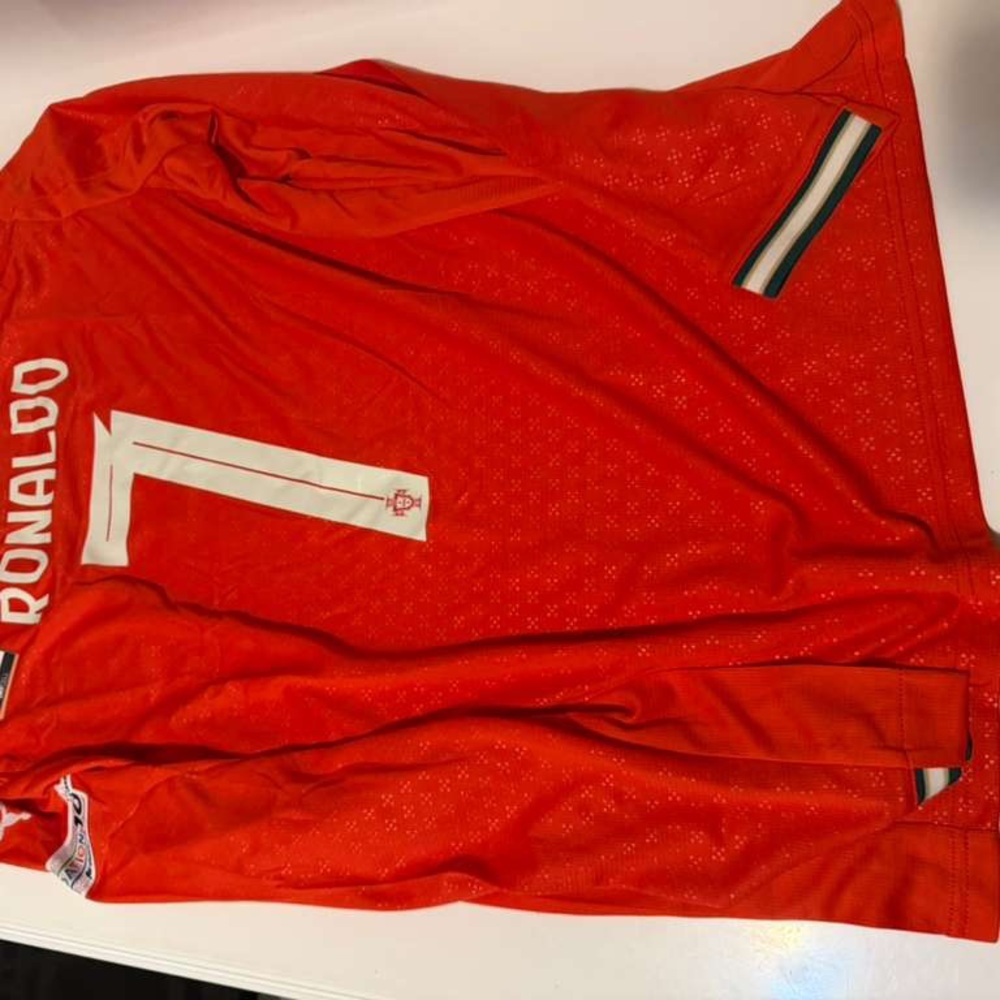 Ronaldo Portugal Home Jersey Size M
